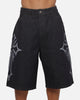 Ed Hardy Trinity Jorts Indigo