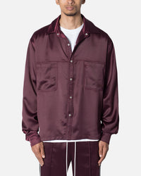 MNML Studded Pajama Shirt Burgundy