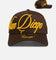 New Era San Diego Padres "Calligraphic" 9Forty A-Frame Snapback Dark Brown