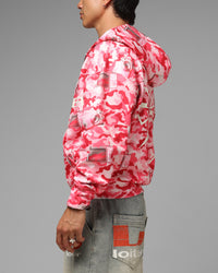 Loiter Digi Camo Zip Hoodie Pink Camo