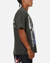 Culture Kings X Atlassian Williams F1 Team Carlos Sainz Jr. T-Shirt Black Acidwash
