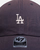 47 Brand X Represent Los Angeles Dodgers MLB Mini 47 Clean Up Strapback Vintage Blue