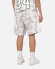 Mitchell & Ness Los Angeles Lakers Snow Camo Authentic Mesh Shorts White