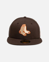 New Era Boston Red Sox 'Walnut' 59FIFTY Fitted Dark Brown
