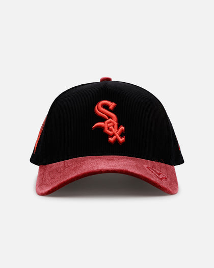 New Era Chicago White Sox 'Velvet Cord Certified Lover' 9FORTY A-Frame Premium Corduroy Snapback Black