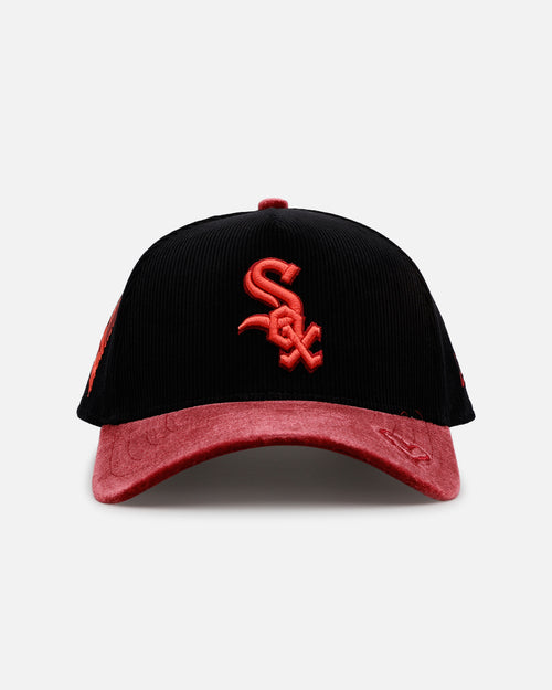 New Era Chicago White Sox 'Velvet Cord Certified Lover' 9FORTY A-Frame Premium Corduroy Snapback Black