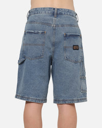 Carre Carpenter Jorts Mid Blue Wash
