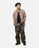 XXIII Acid Wash Button Up Over Shirt Washed Brown