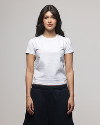 American Thrift Women's Shrunken T-Shirt Grey Heather