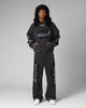 Loiter Destruction Hoodie Black