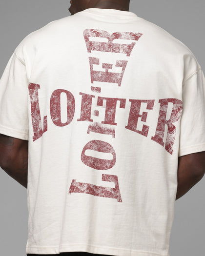 Loiter Rider Vintage T-Shirt Off White