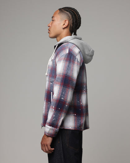 American Thrift Thrashed Flannel Deep Indigo