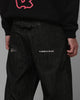 Loiter Selvedge Denim Boot Cut Jeans Black