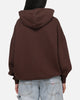 Carre Box Check Hoodie Chocolate