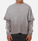 Saint Morta Divine Regiment Long Sleeve T-Shirt White/Grey