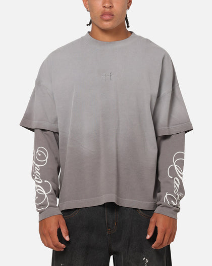 Saint Morta Divine Regiment Long Sleeve T-Shirt White/Grey