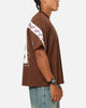 Mitchell & Ness Las Vegas Raiders Beastmode Boxy Mesh T-Shirt Chocolate Brown