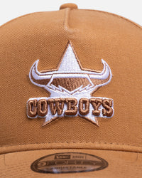 New Era North Queensland Cowboys 'NRL 2026' 9FORTY A-Frame Snapback Med Beige