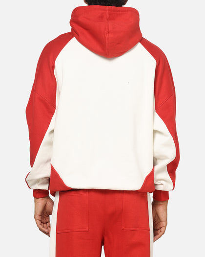 Carre Sport C Hoodie Off White/Red