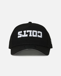 New Era Indianapolis Colts 'Upside Down Logo' 9FORTY A-Frame Snapback Black