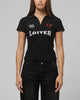 Loiter Women's Statement Polo T-Shirt Black