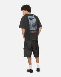 Criminal Damage Londons Calling T-Shirt Washed Grey