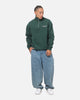 Vouseti The OG Quarter Zip Crewneck Forest Green