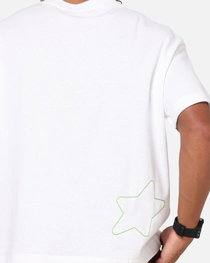 X-Large Italic Star Gorilla T-Shirt White