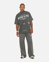 Saint Morta Athltc T-Shirt Washed Charcoal