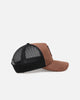 47 Brand Los Angeles Dodgers 'Tonal Suede' '47 Offside Trucker Snapback Chocolate