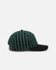 New Era New York Yankees 9FIFTY Retro Melton Pinstripe Strapback Dark Green/Black