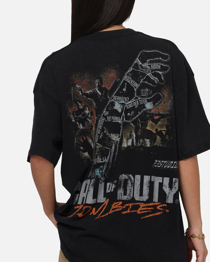 73Studio X Call Of Duty Zombies Classics T-Shirt Black Wash
