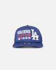 New Era Los Angeles Dodgers 'Puff Print' Pre-Curved Golfer Trucker Snapback Dark Royal