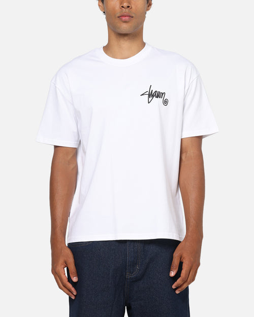 S Double Shawn Script T-Shirt White