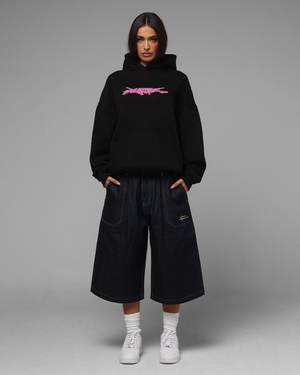 Loiter Cyber Logo Hoodie Black