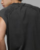 Loiter Cyber Applique Muscle T-Shirt Black