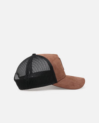 47 Brand Detroit Tigers 'Tonal Suede' '47 Offside Trucker Snapback Chocolate
