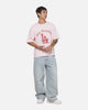 Majestic Athletic Los Angeles Dodgers Blackletter Arch Cropped T-Shirt Pink