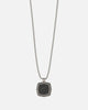 Guess Mainline Back To Black Octagon Necklace Black