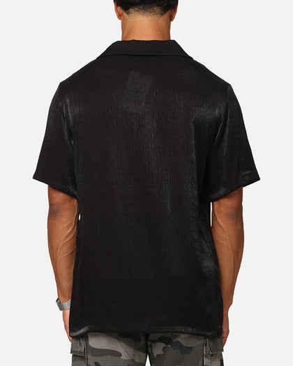XXIII Diamond Button Up Shirt Black