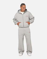 Ed Hardy Signature Hoodie Grey Marle