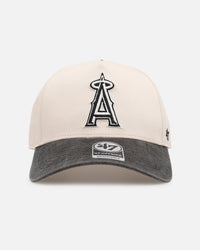47 Brand Los Angeles Angels 'Washed Black Visor' 47 Offside Snapback Natural