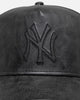 New Era New York Yankees 'Tonal Cracked Leather' 9FORTY A-Frame Snapback Black
