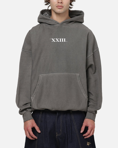 XXIII Rose Hoodie Washed Charcoal/White