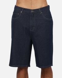 S Double EMB 5 Pocket Shorts One Rinse