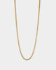 NXS 2.7mm Diamond Cut Curb Chain Gold
