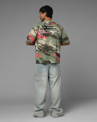 Loiter Hybrid Patch T-Shirt Camo