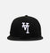 New Era Los Angeles Dodgers 'Upside Down LA Logo' 9FIFTY Snapback Black/White