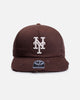 47 Brand X Represent New York Mets MLB 47 Hitch Snapback Washed Brown