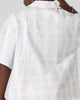 Loiter Daytona Button Up Shirt Blue Check